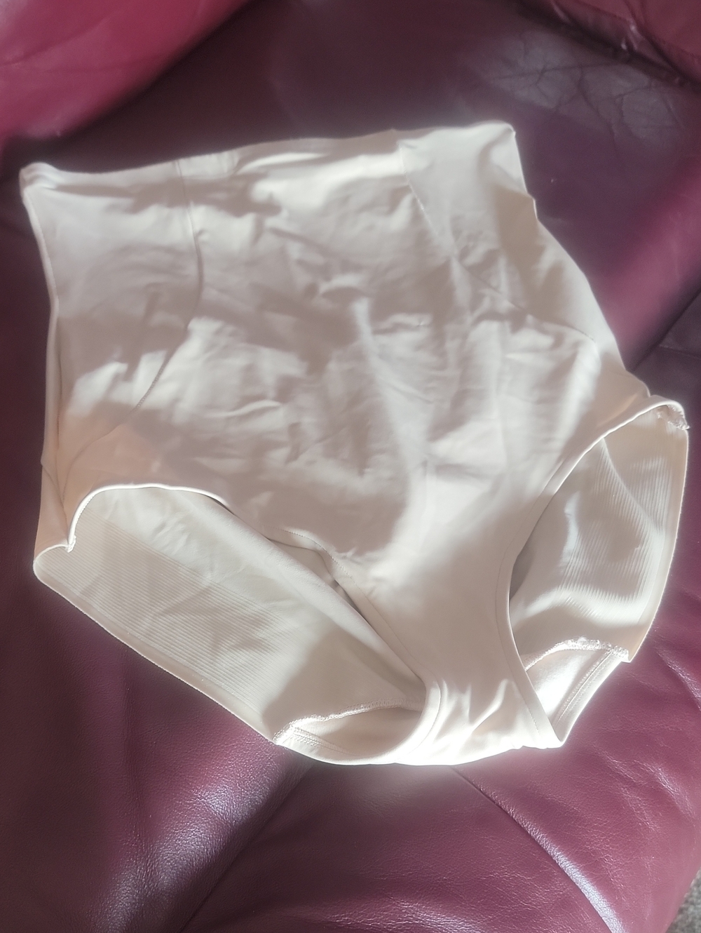 High-Waist Women's Shaping Briefs - Cream 2x